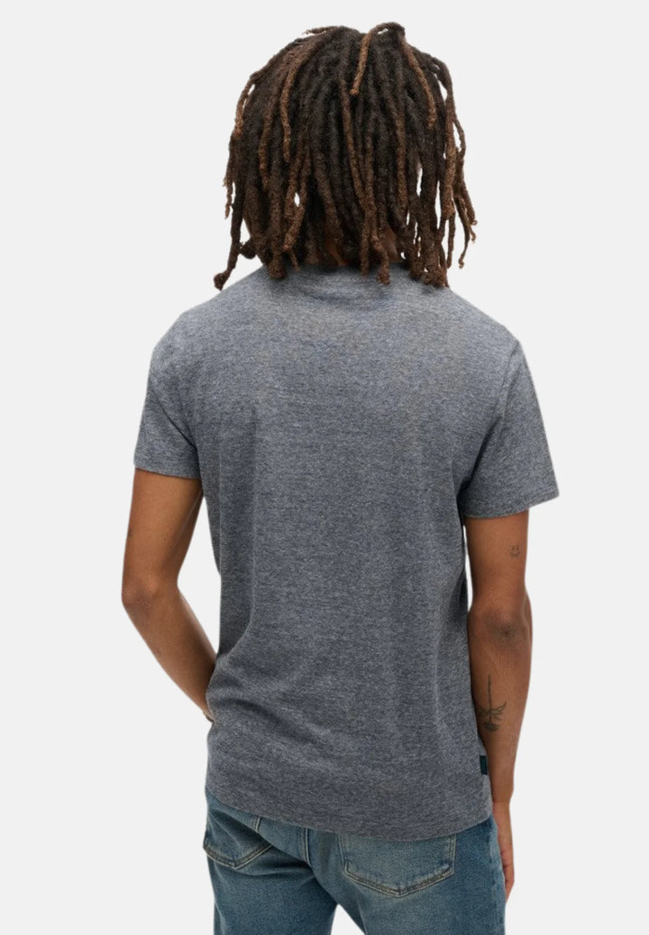 Superdry T-Shirt | Navy, Grey Marl