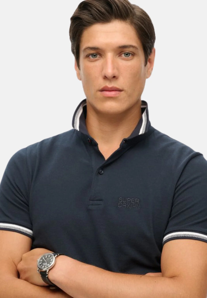 Superdry Tipped Polo Shirt | Eclipse Navy