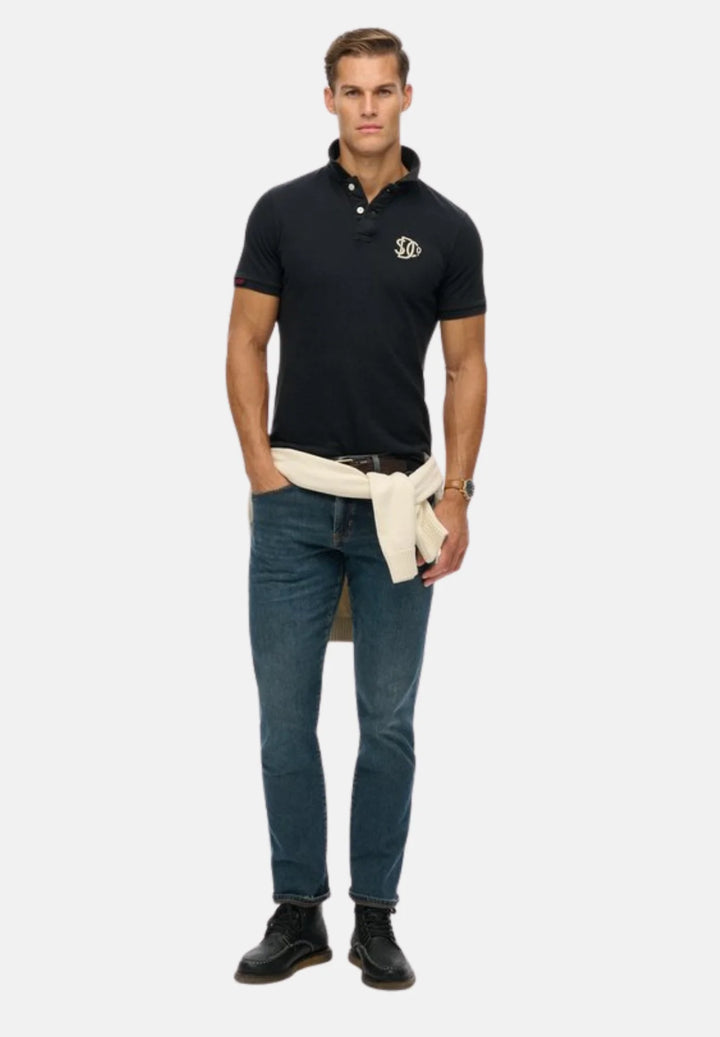 Superdry Vintage Athletic Polo Shirt | Eclipse Navy