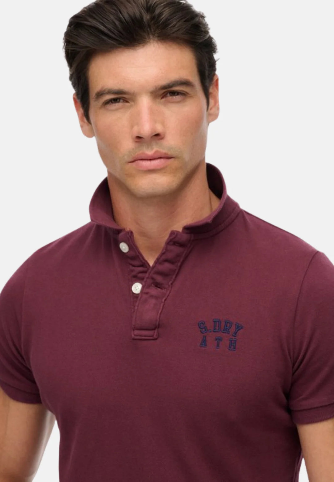 Superdry Vintage Athletic Polo Shirt | Port
