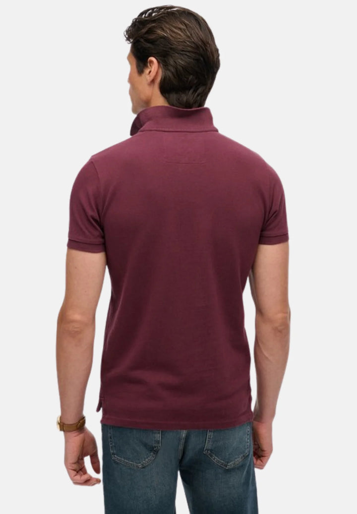 Superdry Vintage Athletic Polo Shirt | Port