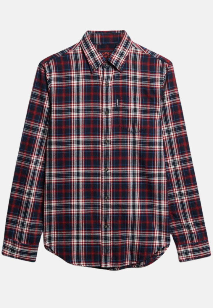 Superdry Vintage Check Shirt | Grace Check Navy