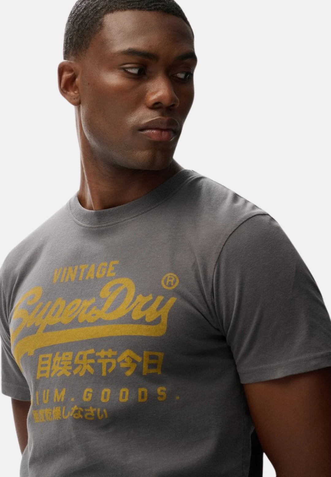Superdry Vintage Classic T-Shirt | Charcoal