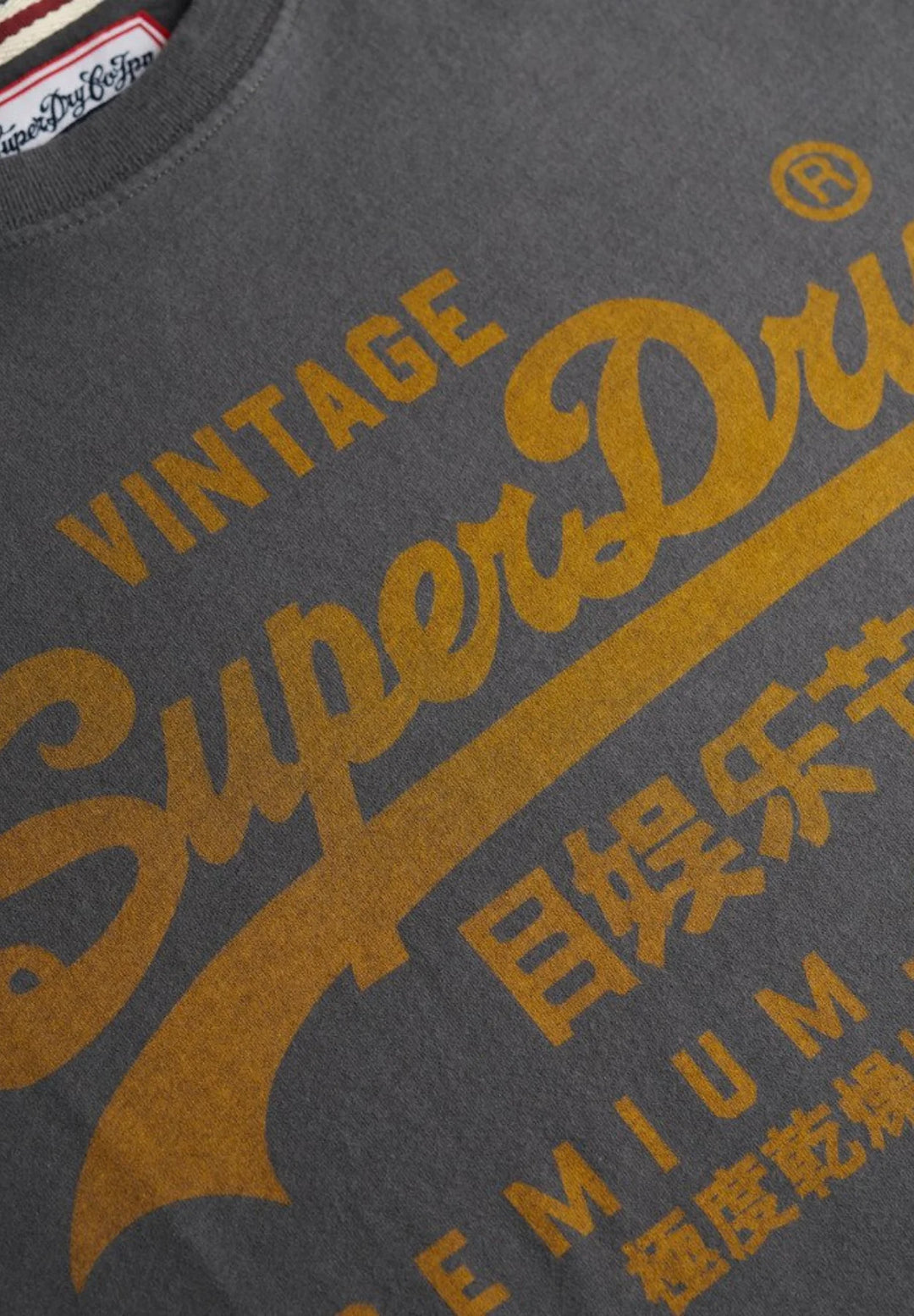 Superdry Vintage Classic T-Shirt | Charcoal