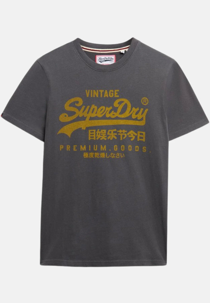 Superdry Vintage Classic T-Shirt | Charcoal
