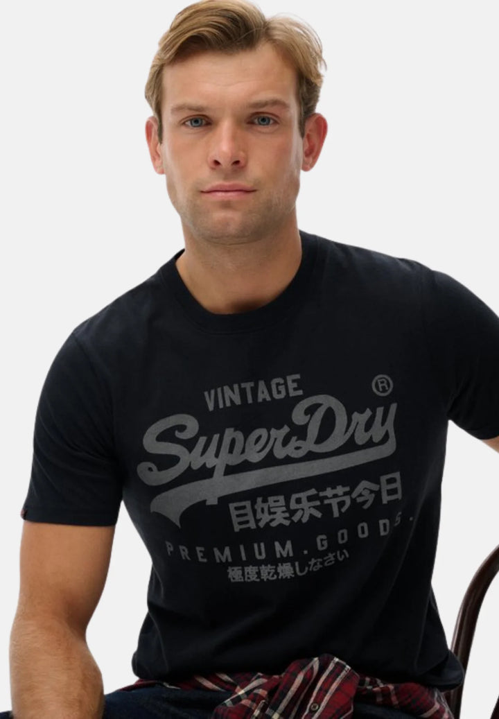 Superdry Vintage Classic T-Shirt | Eclipse Navy