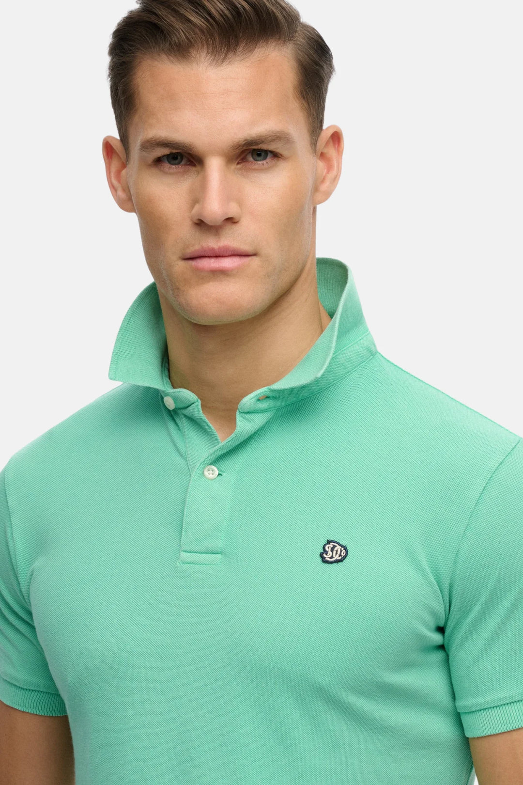 Superdry Vintage Destroy Polo Shirt | Spring Bud Green