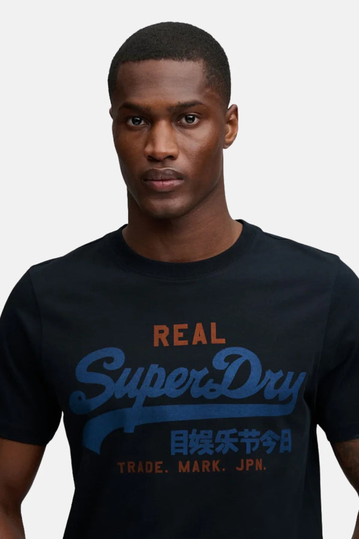 Superdry Vintage Logo Classic T-Shirt | Eclipse Navy