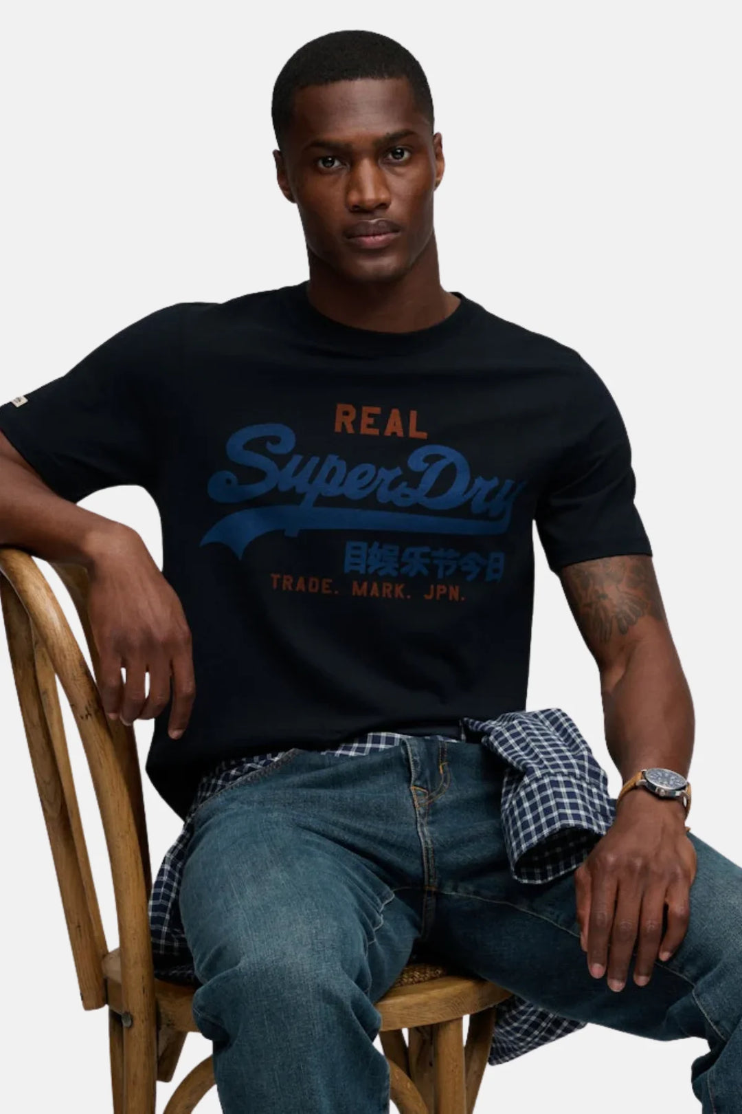 Superdry Vintage Logo Classic T-Shirt | Eclipse Navy
