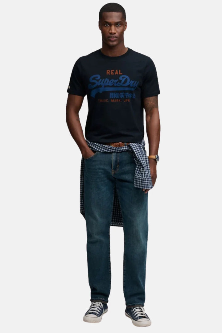 Superdry Vintage Logo Classic T-Shirt | Eclipse Navy