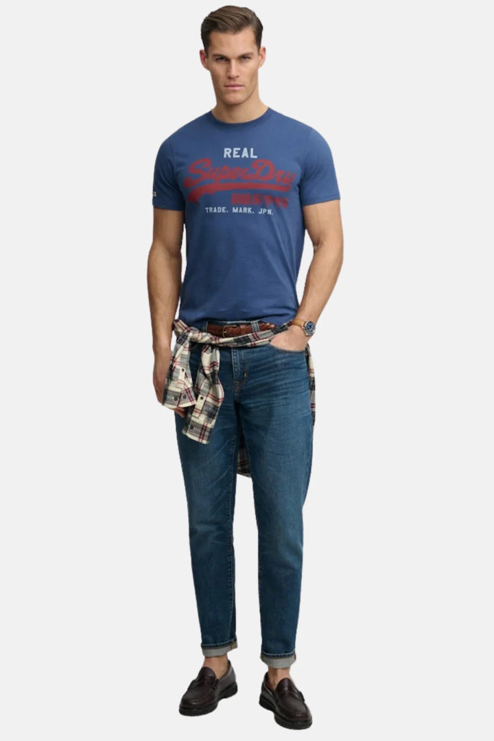 Superdry Vintage Logo Classic T-Shirt | Hampton Blue