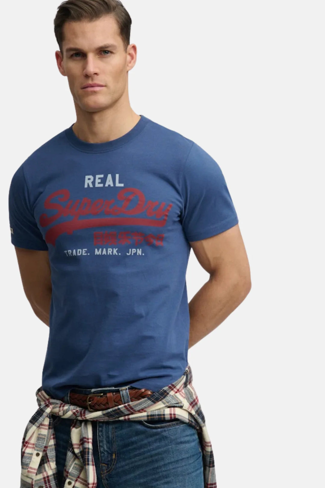 Superdry Vintage Logo Classic T-Shirt | Hampton Blue