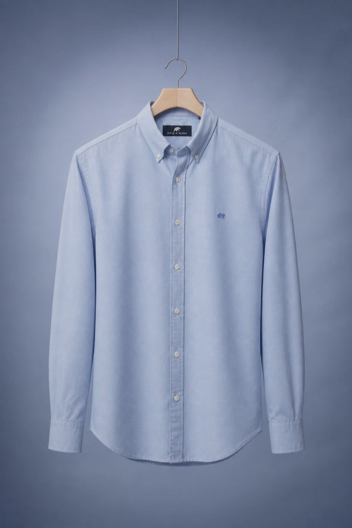 Rivet & Denim Oxford Shirt | Blue